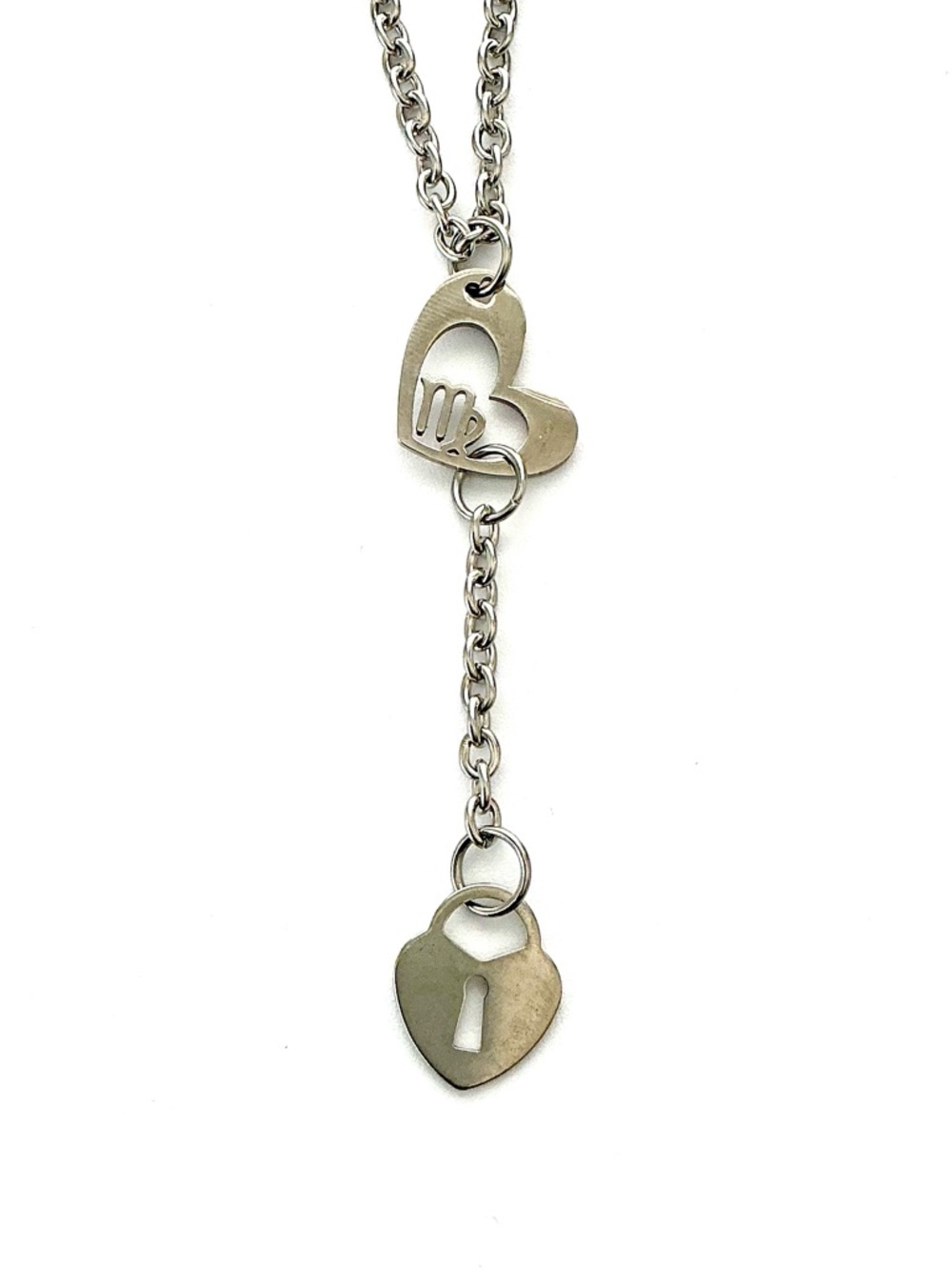 🆕 Virgo Zodiac/Earth Sign Pendant Necklace-Stainless Steel